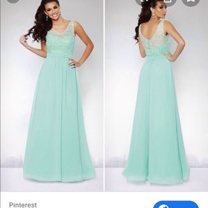 Aqua dress size 10 long style 1731